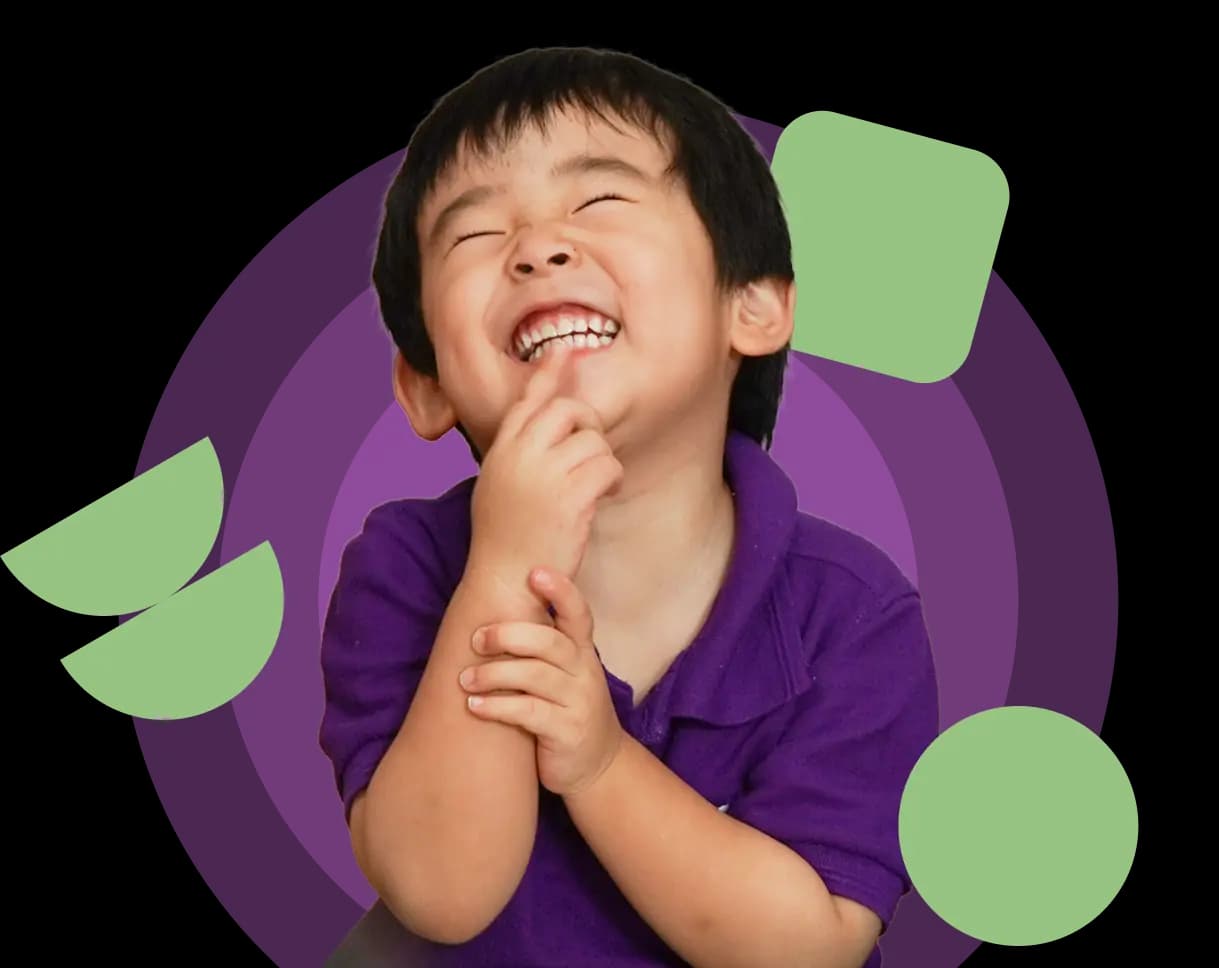 Happy child at SKY Preschool